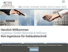 Tablet Screenshot of ingenieure-isw.com